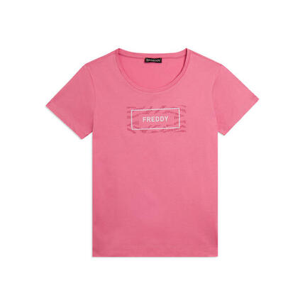 T-shirt avec le logo FREDDY sur les graphisme ondulé