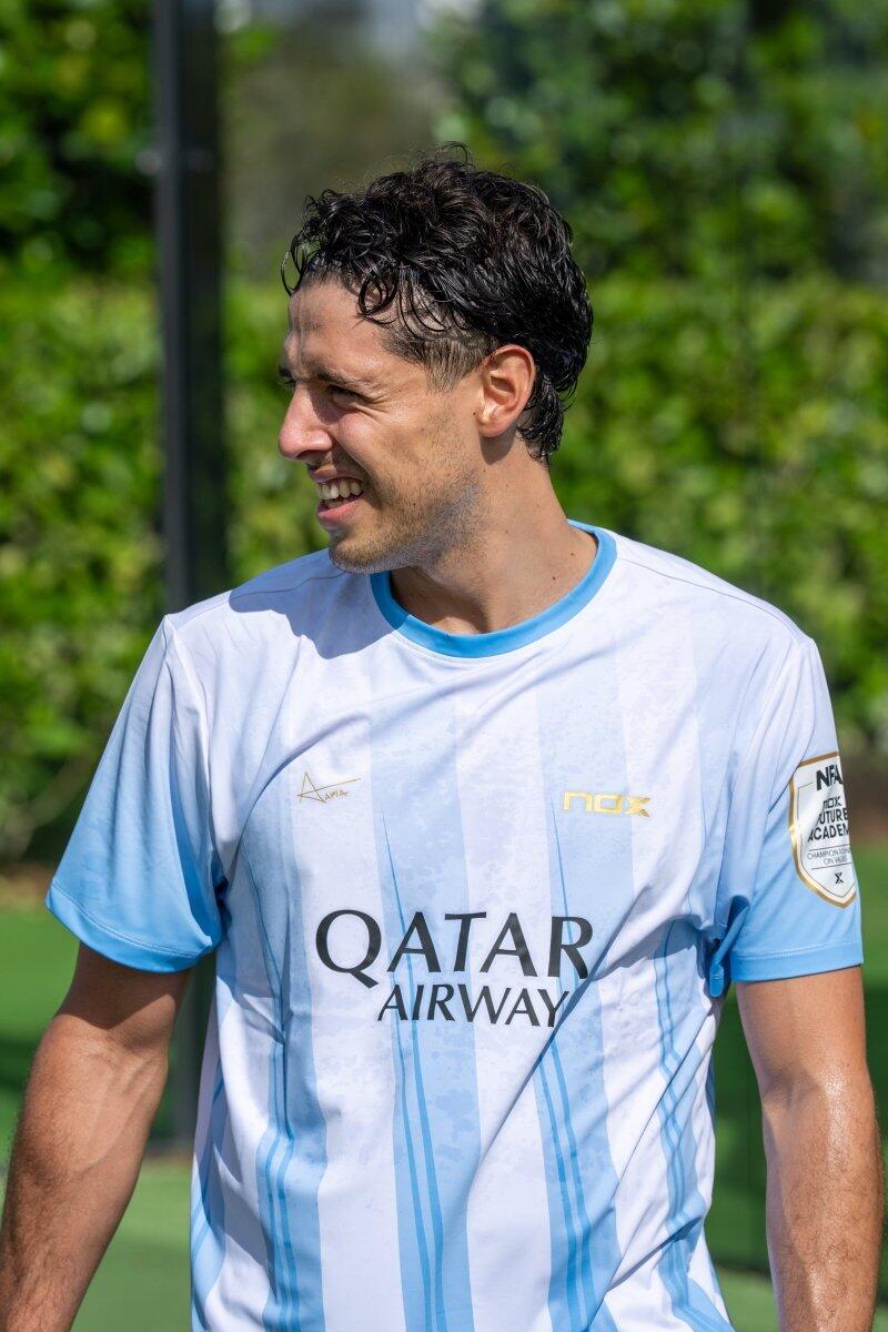 Agustin Tapia Sponsors AT10 T-Shirt azul clara 4/7