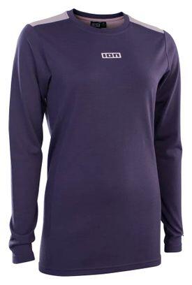 ION Langarm Trikot MTB Merino Schwarz Damen