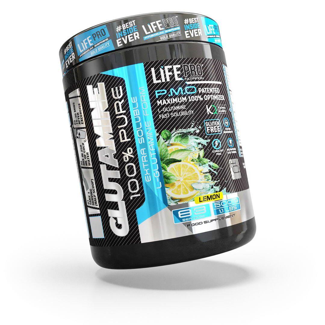 LIFE PRO GLUTAMINE 500G - Glutamina y Recuperación Muscular 2/6