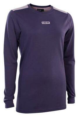 Ion women's merino long sleeve mtb jersey black