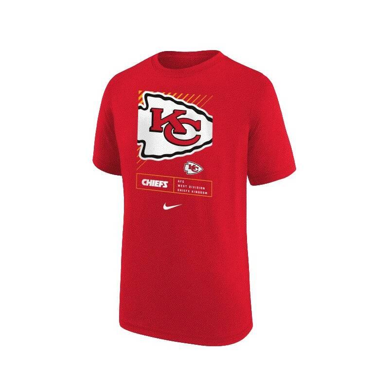 T-shirt NFL Enfant Kansas City Chiefs Nike Yard Line Legend Rouge 1/2