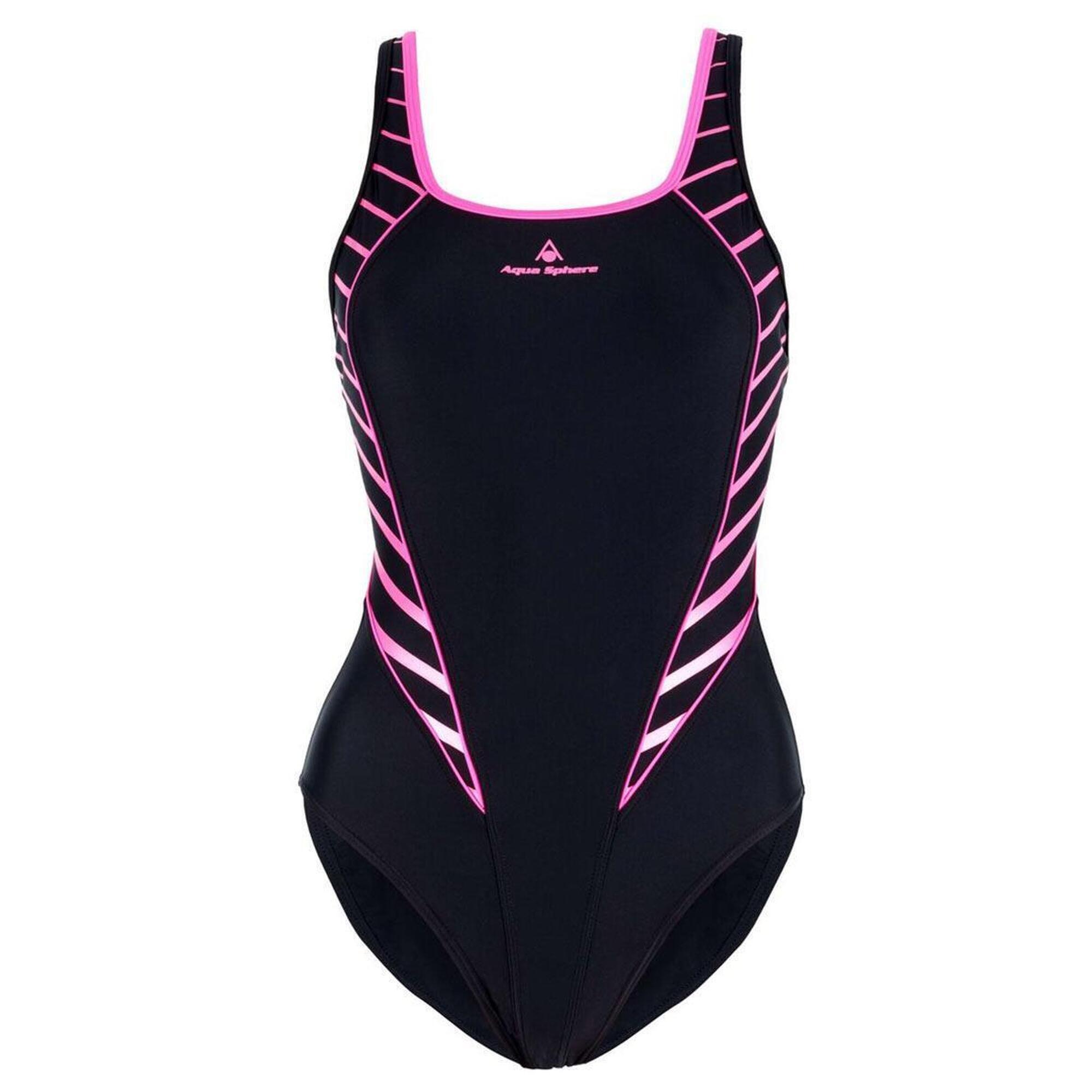 Strój Kąpielowy Aqua Sphere Hoian – Czarno-Różowy – Rozmiar 36