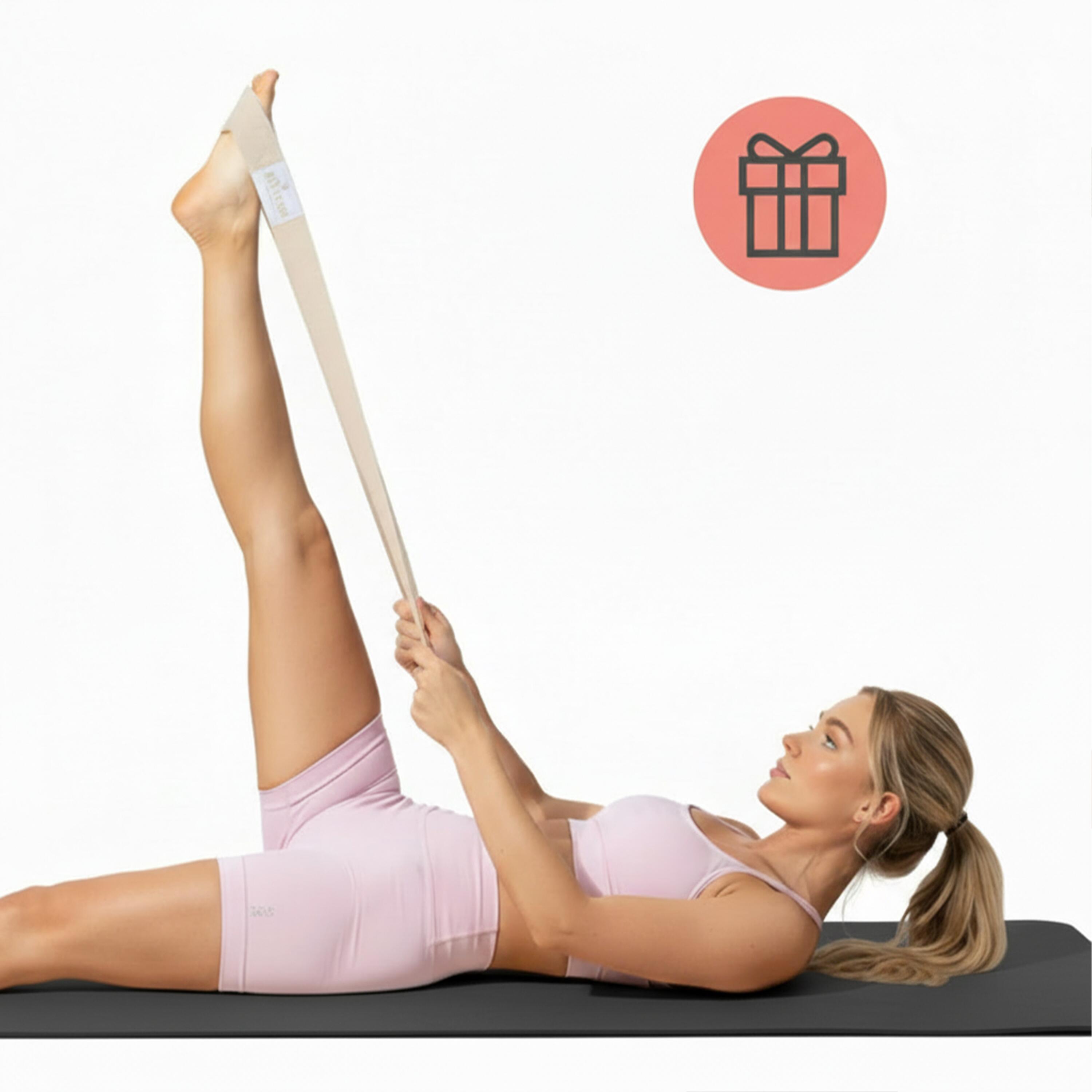 Mata do ćwiczeń i jogi NBR 1 cm z uchwytem Fit.me