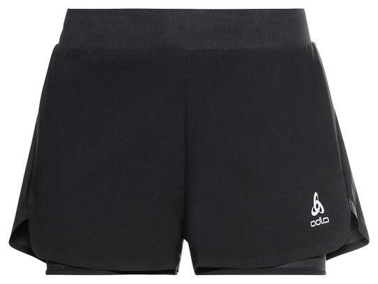 Short 2-en-1 Odlo Zeroweight 3in Noir Femme