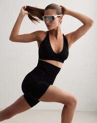 Femme Short Résistant aux squat Soutenir la Abdominale Noir