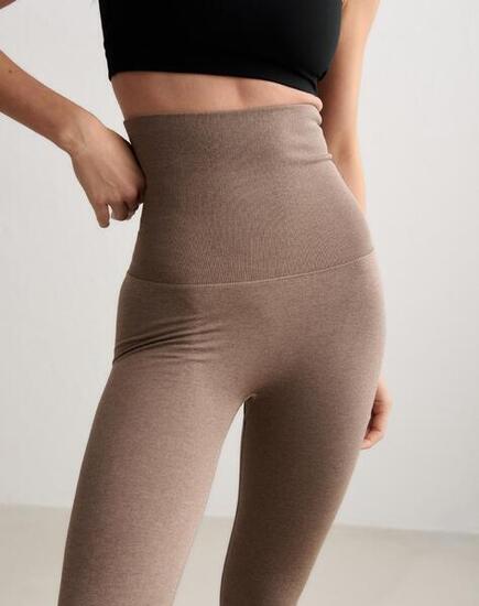 Femme Leggings Résistant aux squat Soutenir la Abdominale Espresso Mélange
