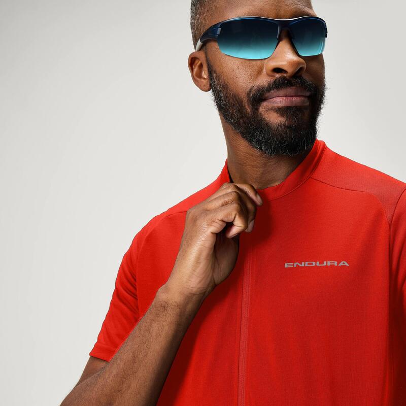 Tricou de ciclism pentru bărbați Endura Loop cu fermoar