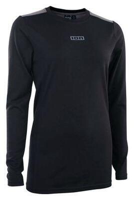 Ion women's merino long sleeve mtb jersey black