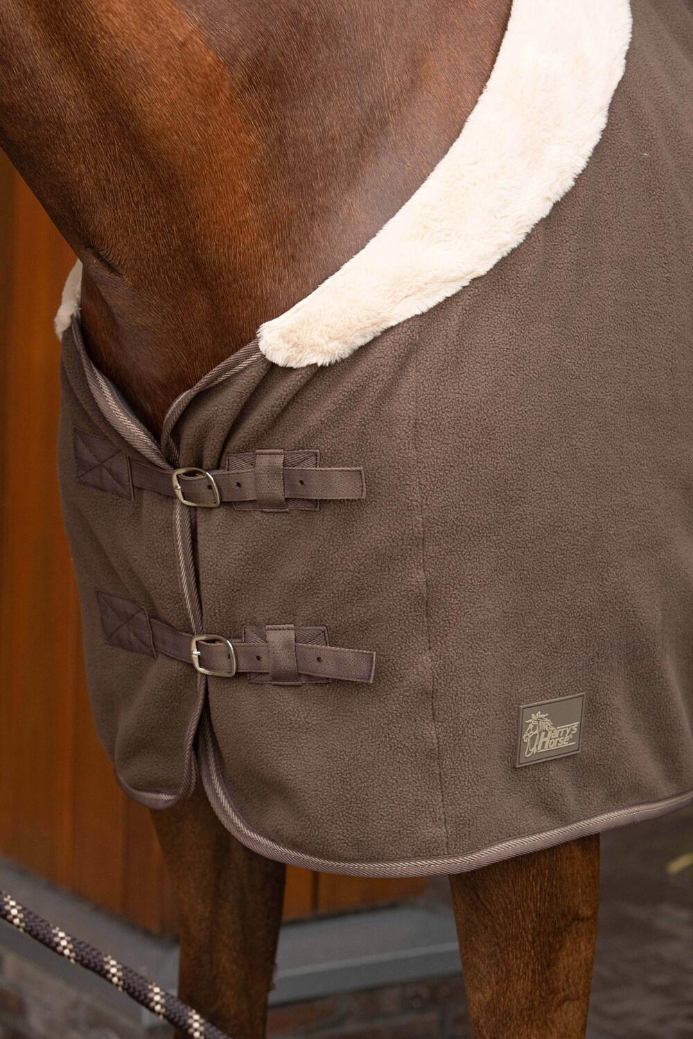 Harry's Horse Fleecedeken Soft Bowie - Chocolate Chip 2/3