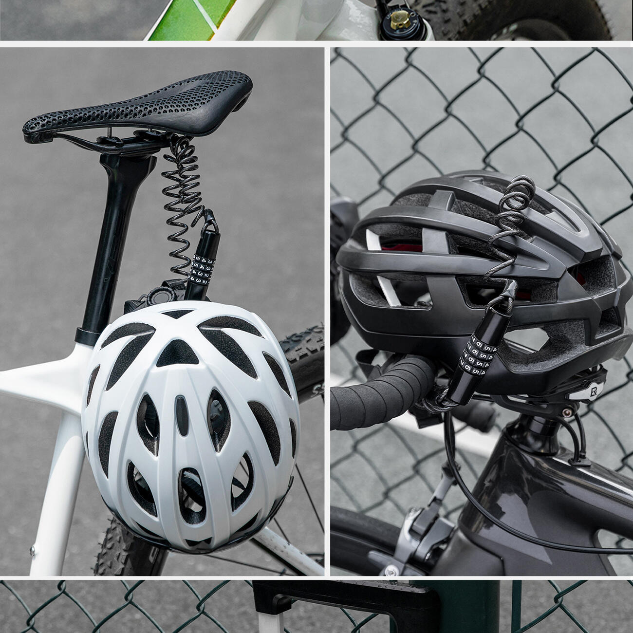 Lucchetto per bicicletta, lucchetto per casco Wozinsky 2/7