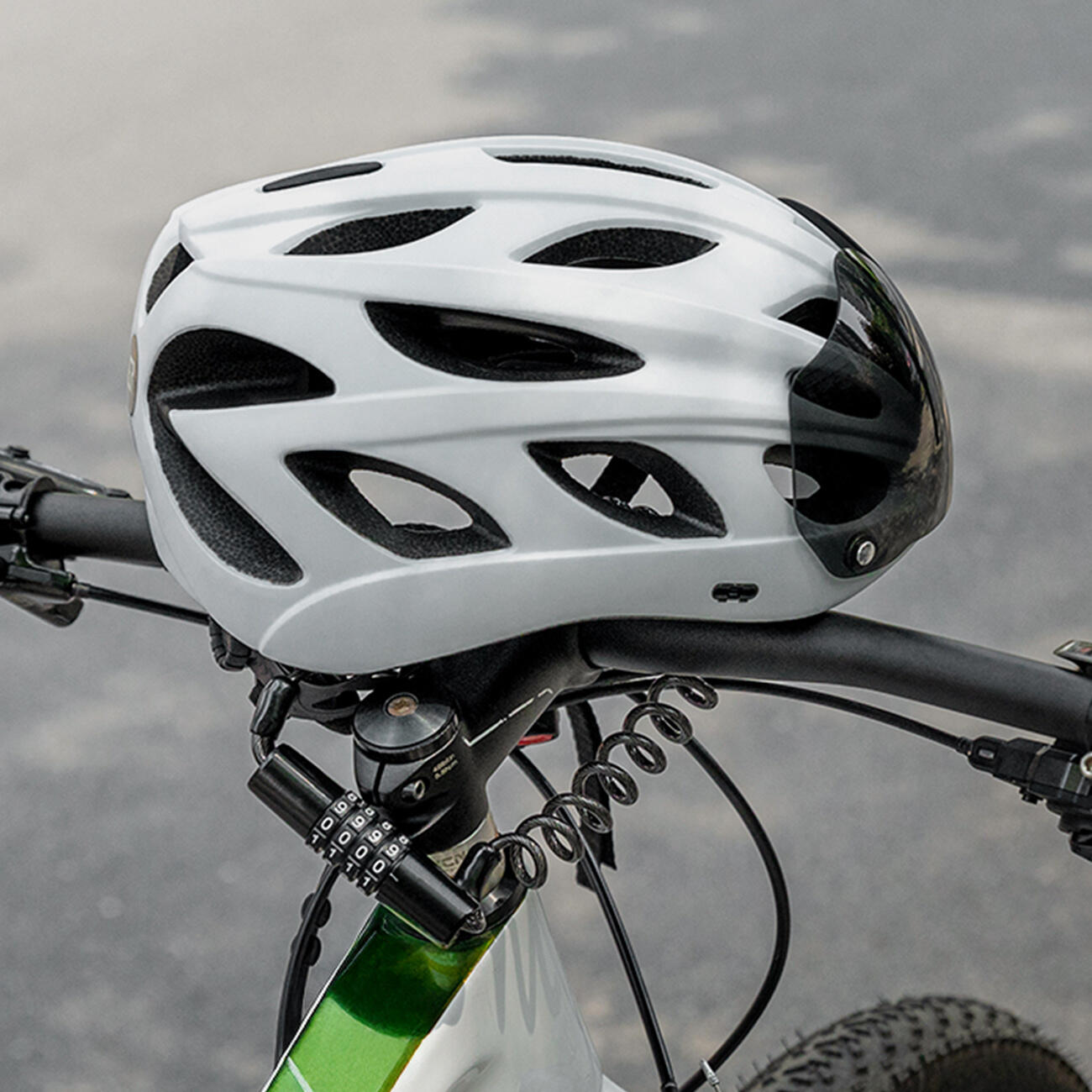 Lucchetto per bicicletta, lucchetto per casco Wozinsky 5/7