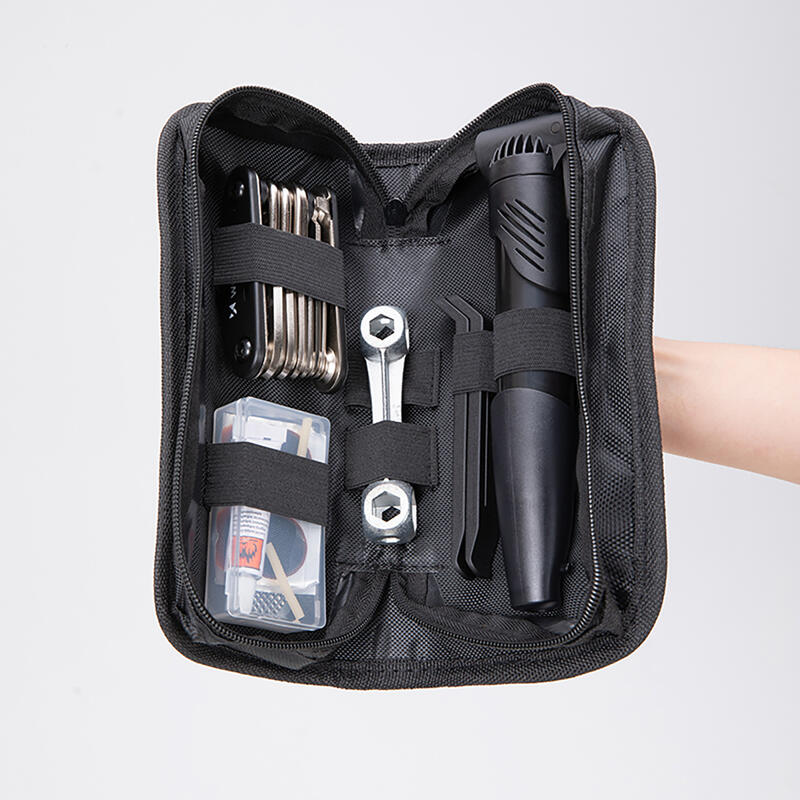 Sada cyklistického nářadí – 16v1 multitool, pumpa, taška Wozinsky