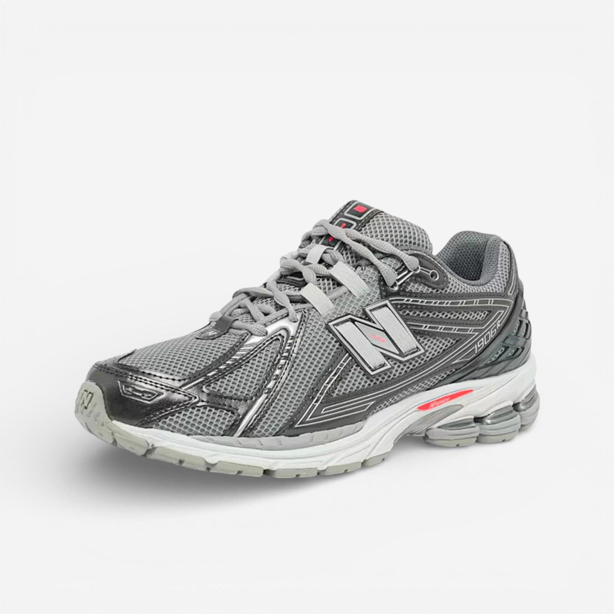 New Balance 1906R Black Metallic Urgent Red Slate 2/3