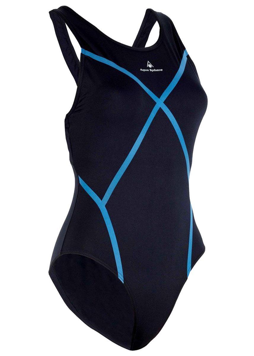 Traje de baño Capri Aqua Sphere - Negro/Azul - Talla 28 2/6