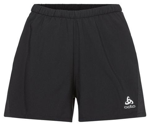 Odlo Damen Running Shorts 4 inch Essentials Schwarz