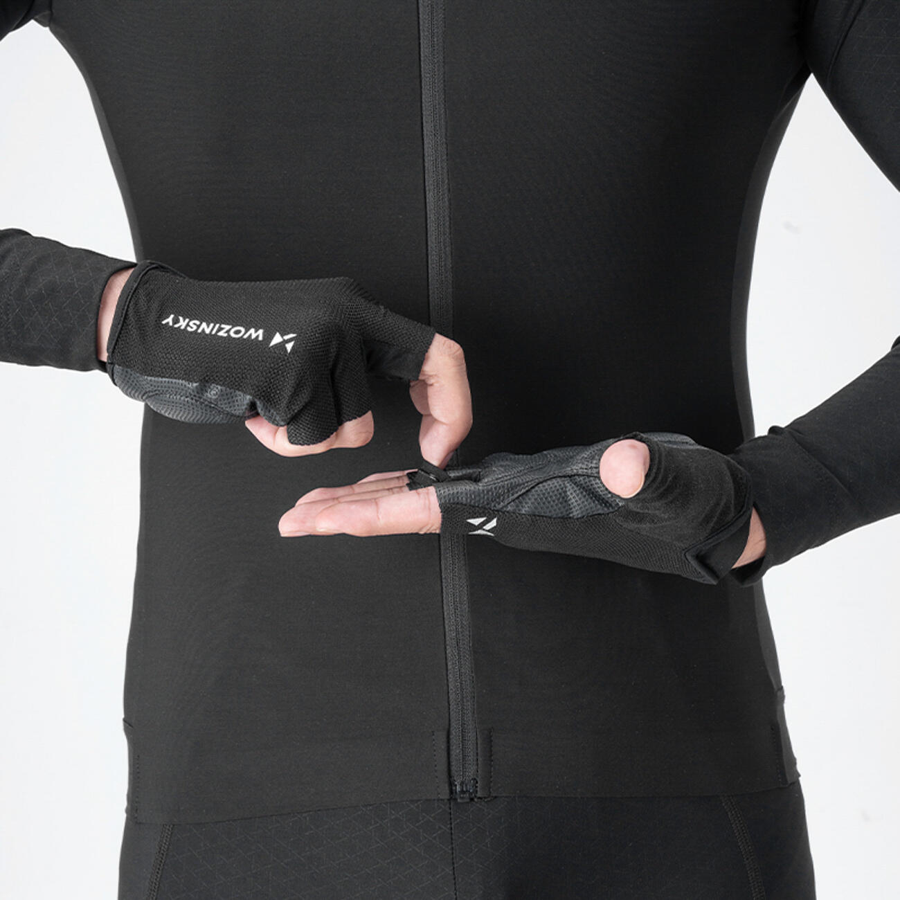 Wozinsky rękawiczki rowerowe rozmiar XL - czarne 6/7