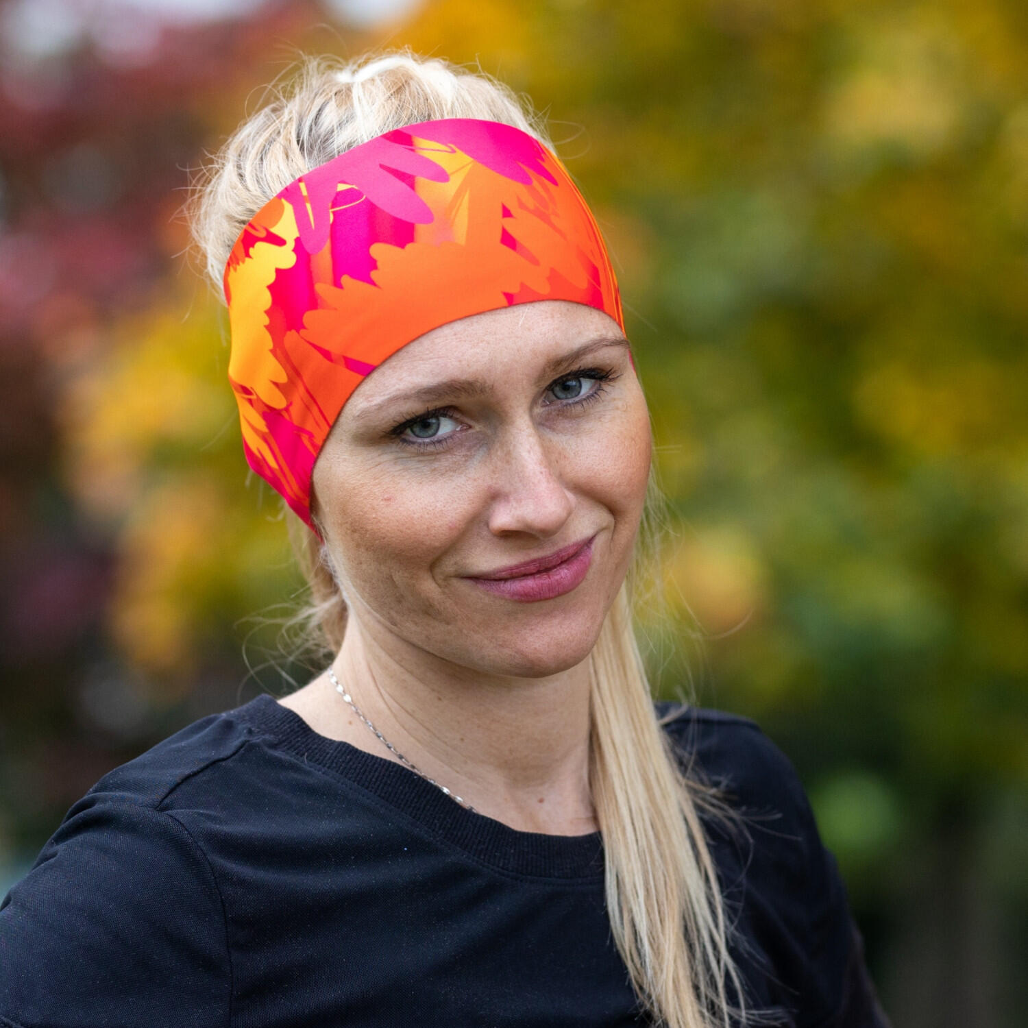 Sportstirnband Eleven Dolomiti Motion – rosa/orange 2/3