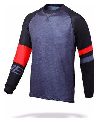 Maillot VTT Manches Longues BBB answitchback Gris Noir Rouge