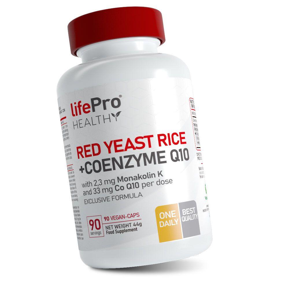Gistrijst + Co-enzym Q10 - 90 LifePRO Vegan Capsules 2/6