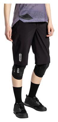 ION Scrub Black MTB Shorts 3/4