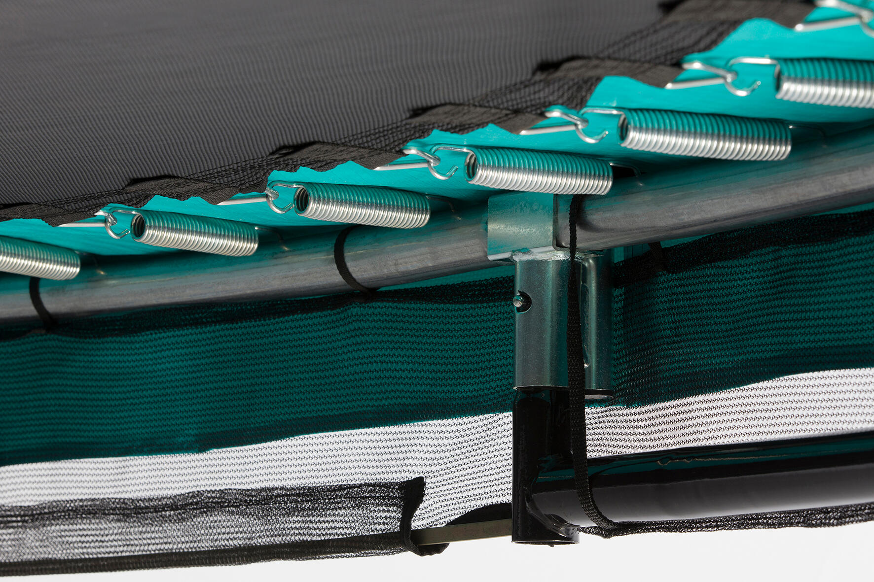 Trampoline - Sol Comfort Edition - 251 cm - Rond Vert 4/8