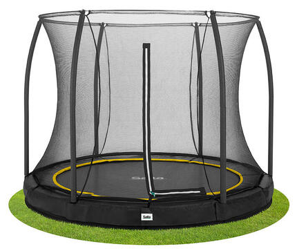 Trampolin - Comfort Edition Ground - 305 cm - Rund Graun