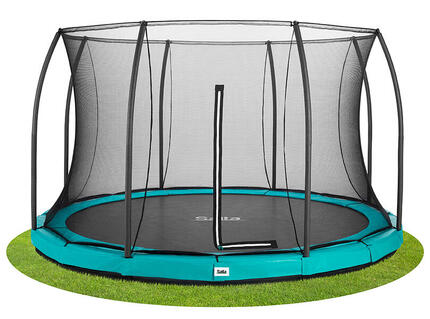 Trampoline - Comfort Edition Ground - 427 cm - Rond Groen