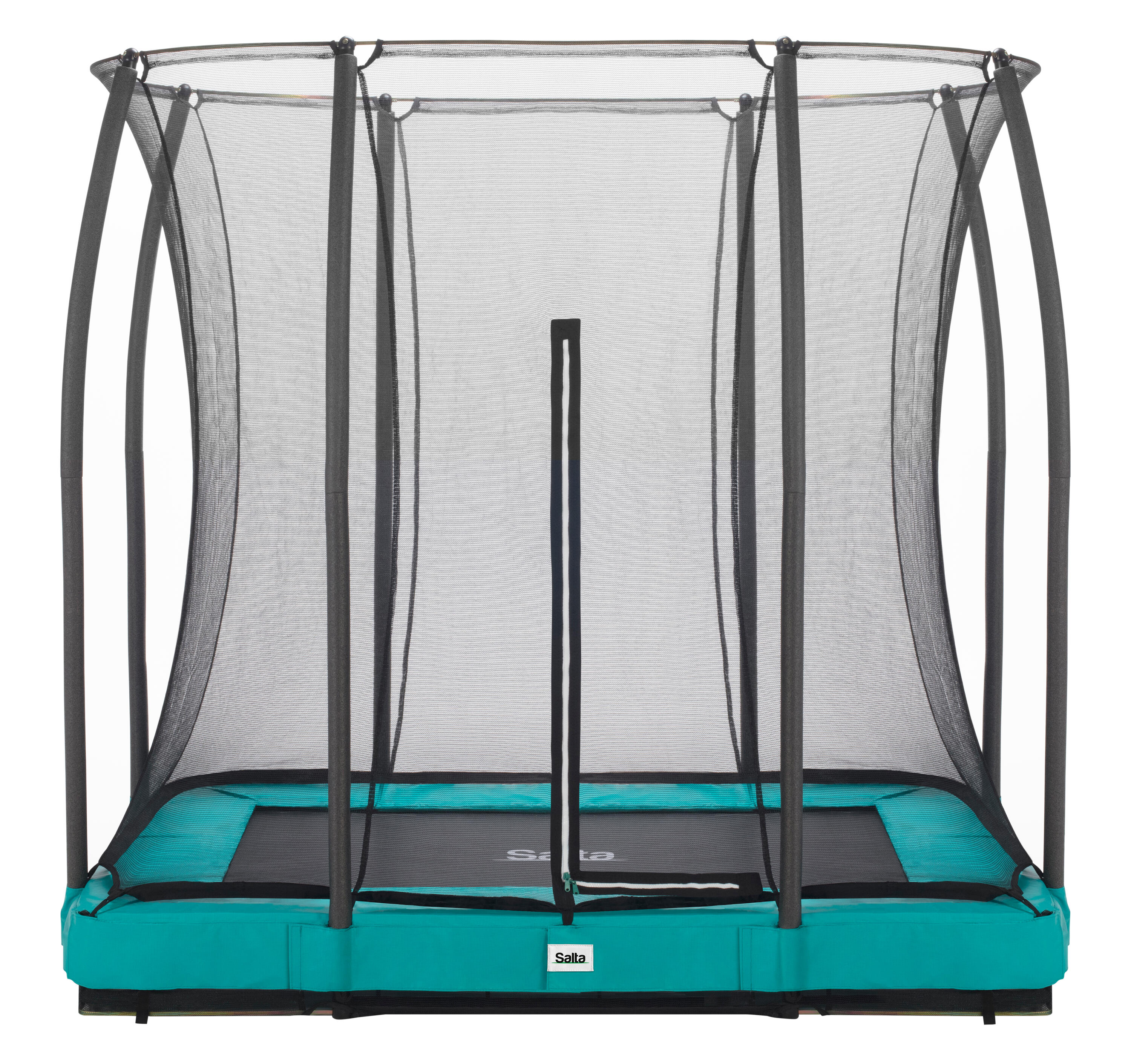 Trampoline - Comfort Edition Ground - 214 x 153 cm - Rechthoekig Groen 2/8