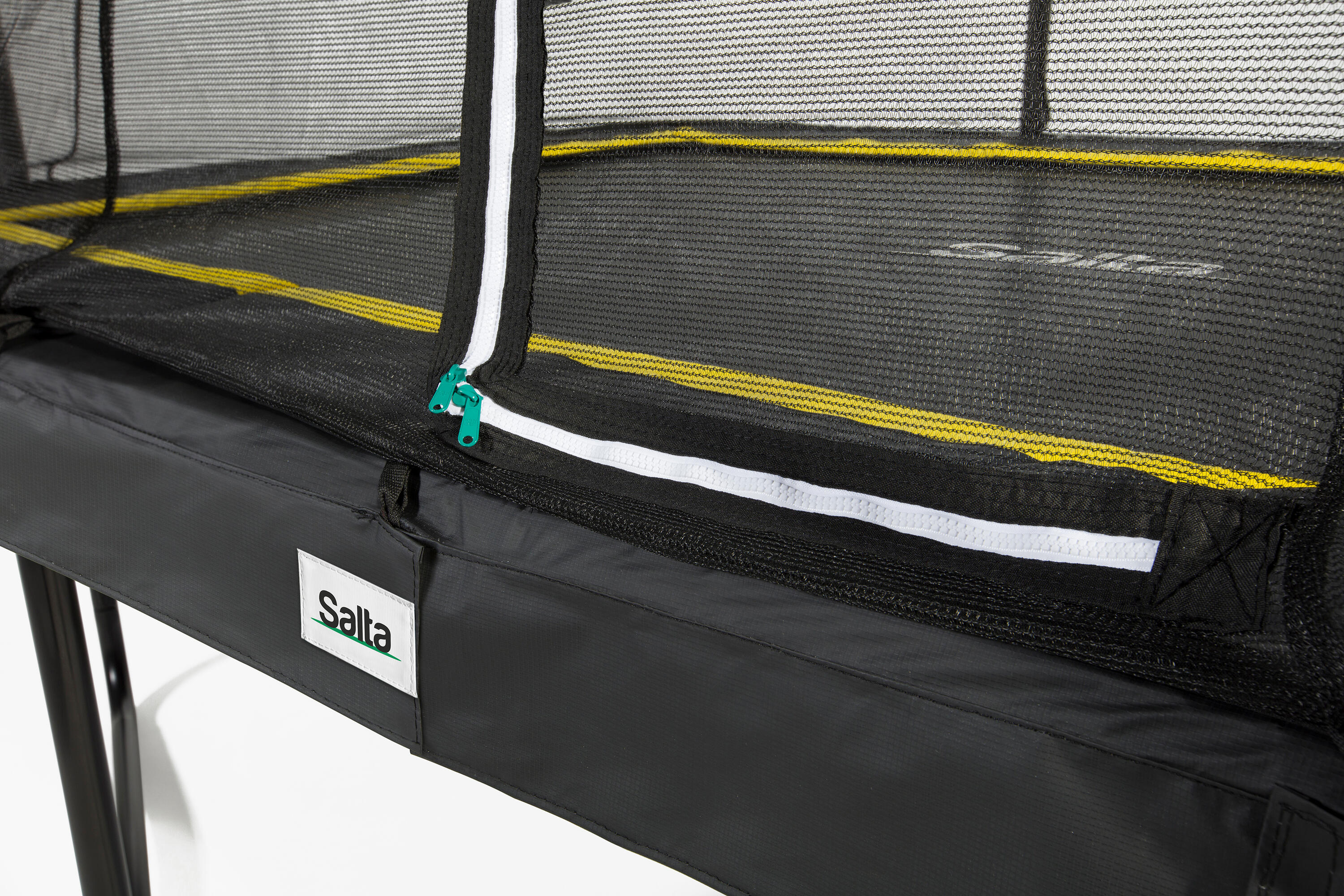Trampoline - Comfort Edition - 214 x 153 cm - Rectangulaire Noir 2/8