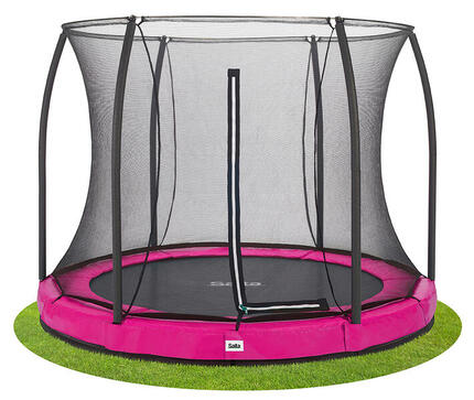 Trampolin - Comfort Edition Ground - 305 cm - Rund Graun