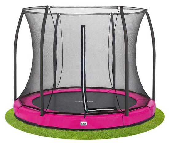 Trampolin - Comfort Edition Ground - 305 cm - Rund Graun