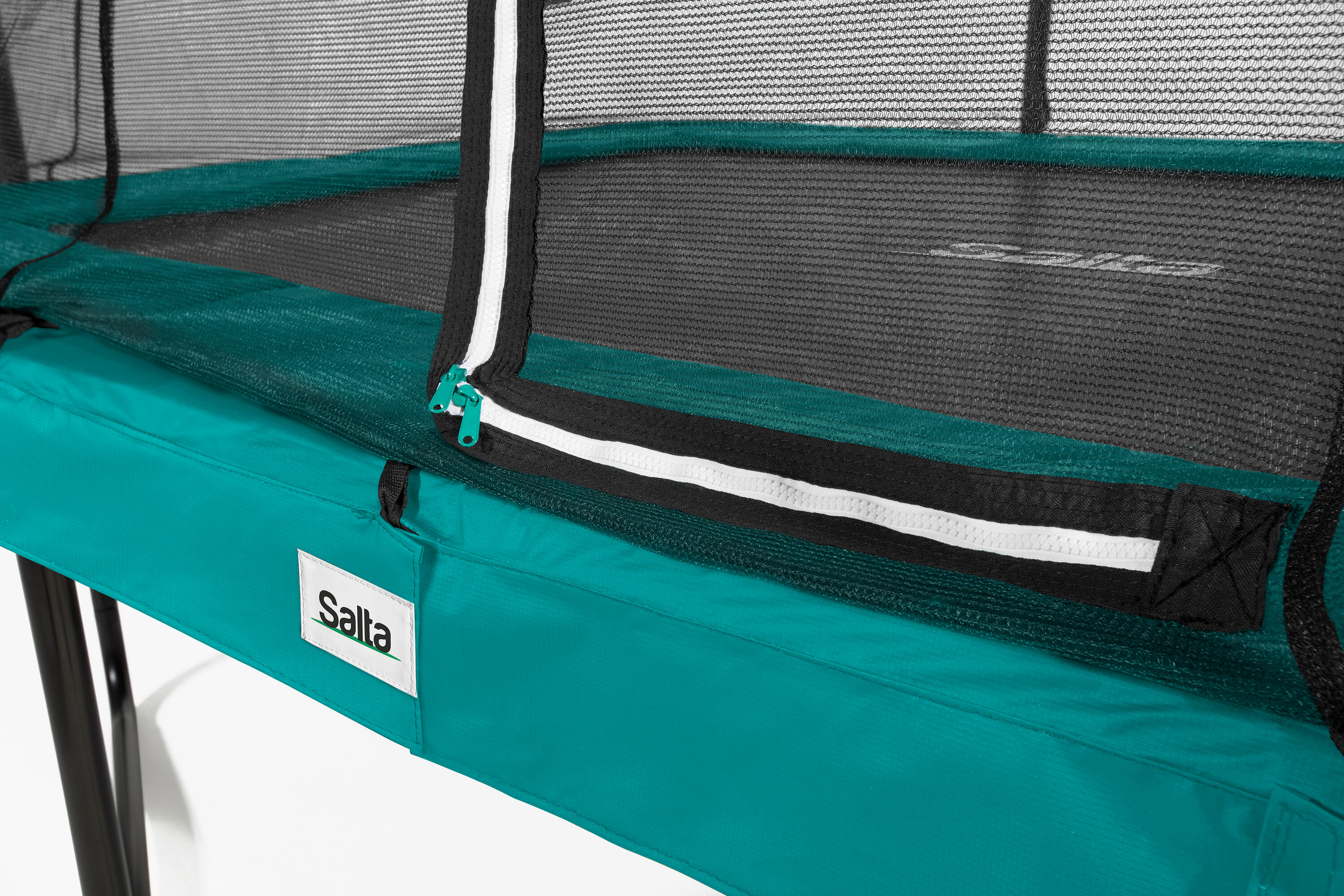 Comfort Edition - 214x153cm - Trampoline - Rechthoekig - Groen 2/8