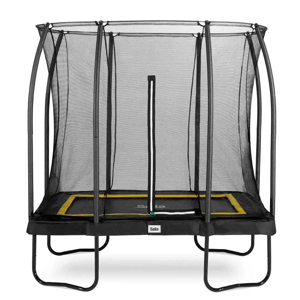 Trampoline - Comfort Edition - 214 x 153 cm - Rectangular Black