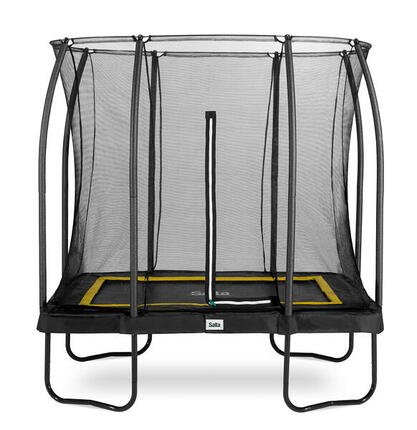 Trampoline - Comfort Edition - 214 x 153 cm - Rectangulaire Noir