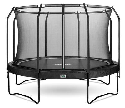 Premium black edition - ø366cm - trampoline met veiligheidsnet - rond - zwart