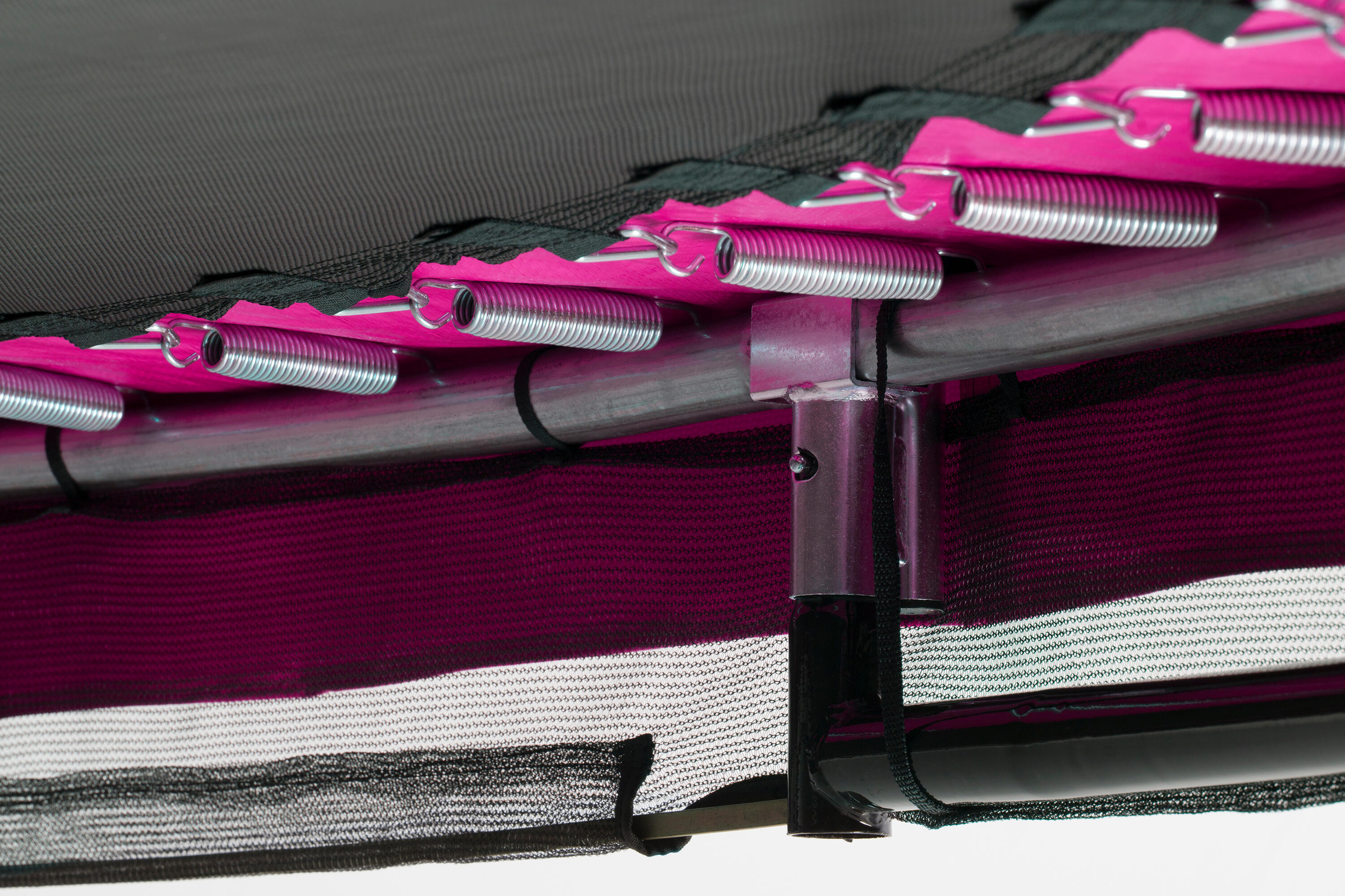 Trampoline - Sol Comfort Edition - 251 cm - Rond Rose 4/8