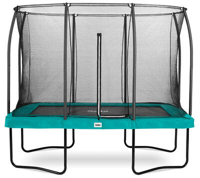 Comfort edition - 305x214cm - trampoline - rechthoekig - zwart