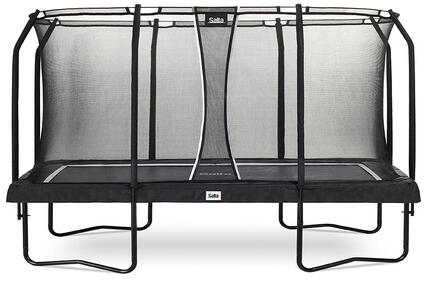 Trampoline - Premium Black Edition - 396 x 244 cm - Rechteckig Schwarz