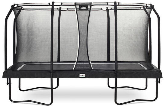 Trampoline - Premium Black Edition - 396 x 244 cm - Rechteckig Schwarz