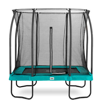 Comfort edition - 214x153cm - trampoline - rechthoekig - roze