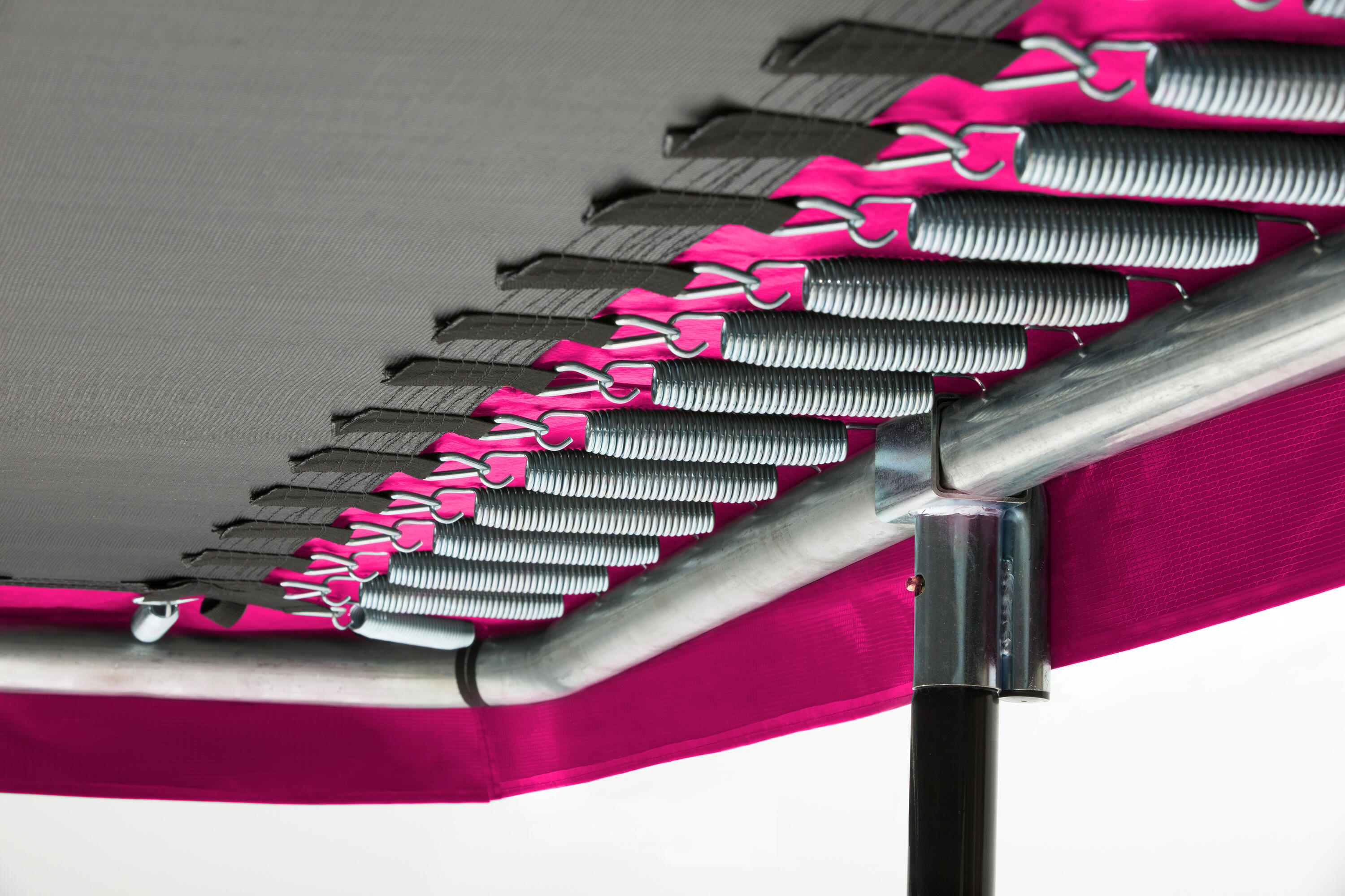 Comfort Edition - 214x153cm - Trampoline - Rechthoekig - Roze 3/8