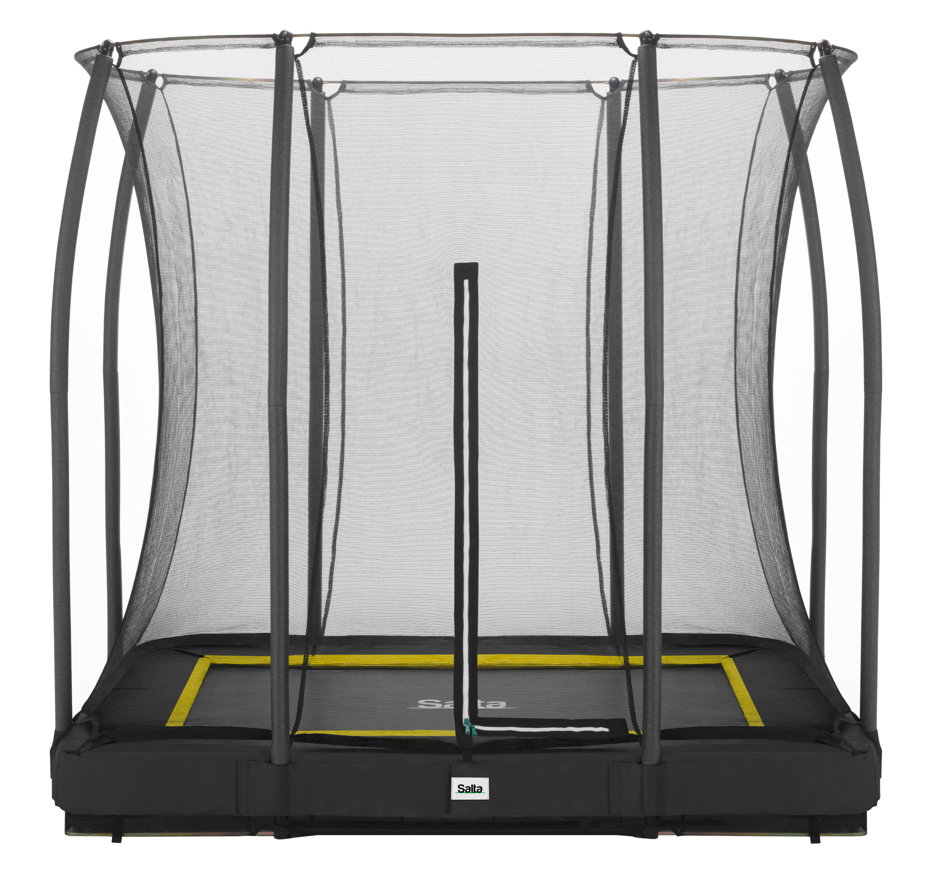 Trampoline - Comfort Edition Ground - 214 x 153 cm - Rechthoekig Zwart 2/8