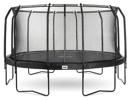 Premium Black Edition - ø457cm - Trampoline met veiligheidsnet - Rond - Zwart