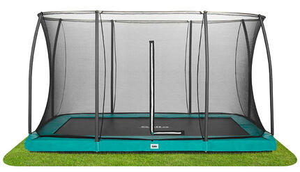 Trampolin - Comfort Edition Ground - 366 x 244 cm - Rechteckig Graun