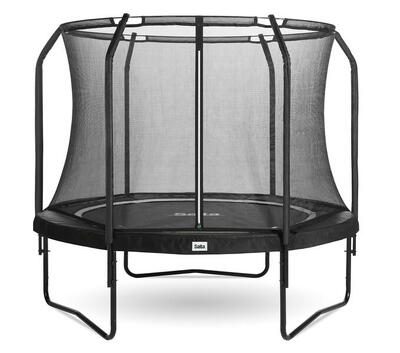 Premium black edition - ø305cm - trampoline met veiligheidsnet - rond - zwart