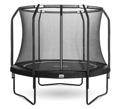Premium Black Edition - ø305cm - Trampoline met veiligheidsnet - Rond - Zwart
