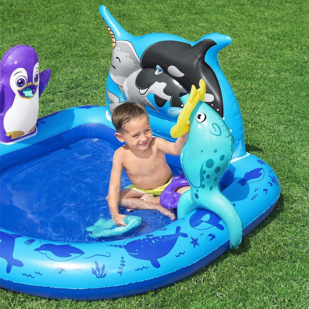 Bestway Polar Pals Kids Water Play Centre, Inflatable Paddling Pool 5/7