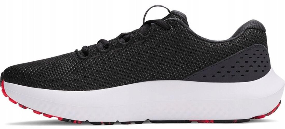 Under Armour Charged Surge 4 homme noir avec rouge. 2/7