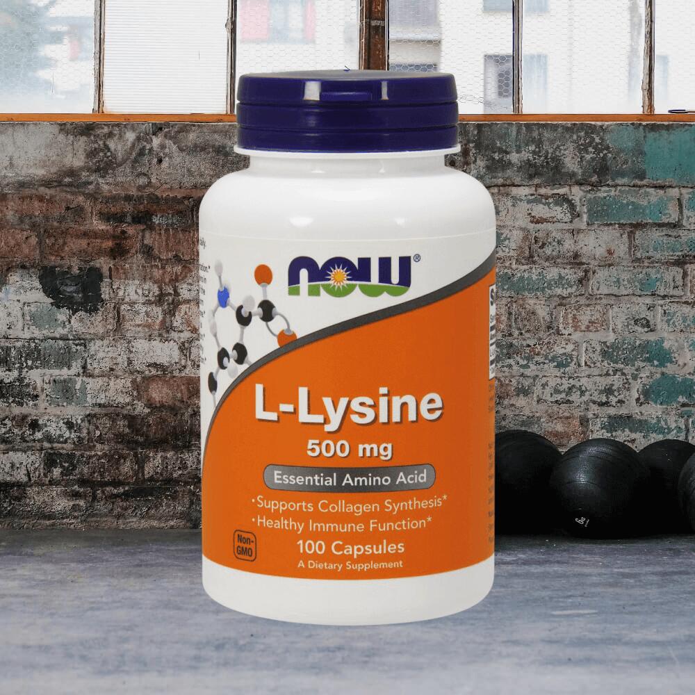 Now Foods L-Lysine 500mg (100 Vcaps) Standard - Acides aminés 2/4